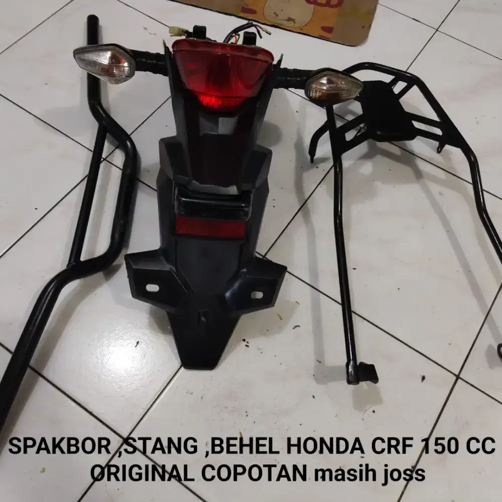 Spakbor stang behel Copotan CRF masih oke gak ada patah jual  santai