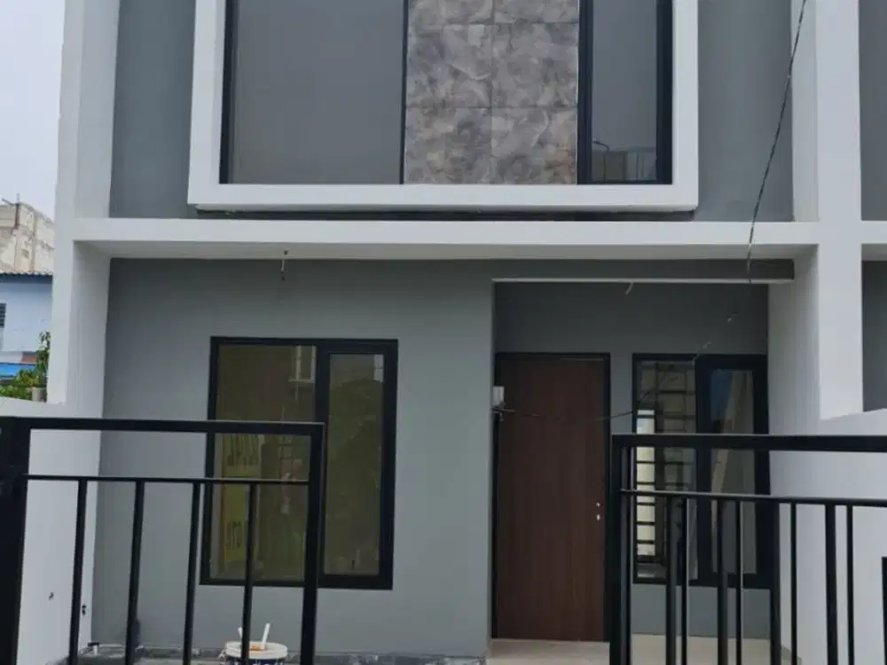 Dijual Rumah Baru Mezzanine Type Dekat UPN Lokasi Tambak Medokan Ayu Rungkut Surabaya