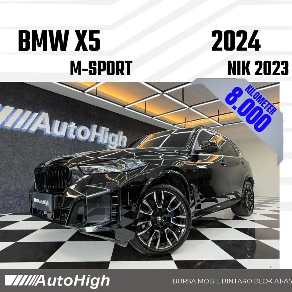 DP10% [Km8.000] X5 M-Sport LCi 2023 Black Reg 2025 #AUTOHIGH