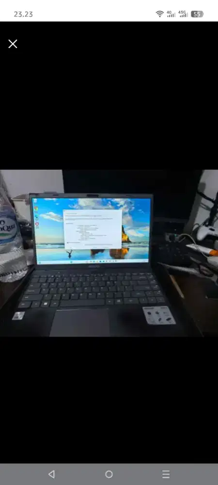 Laptop axioo hype 3 sudah pakai i3 baterai kuat 7 jam ram 8gb fullset