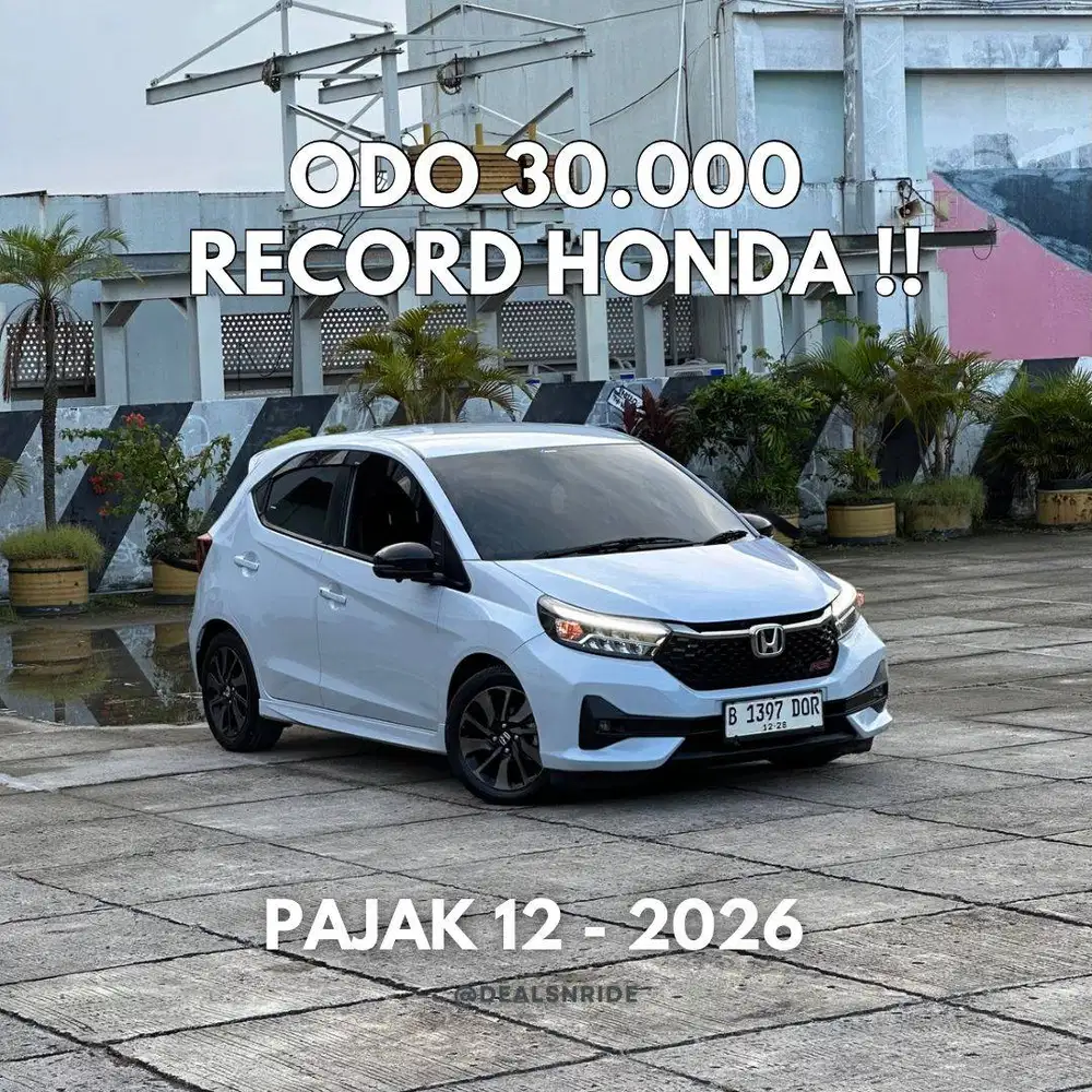 KM 30.000 ANTIKK !! PAJAK 12/2026 HONDA NEW BRIO RS CVT 2023 MULUS BGT