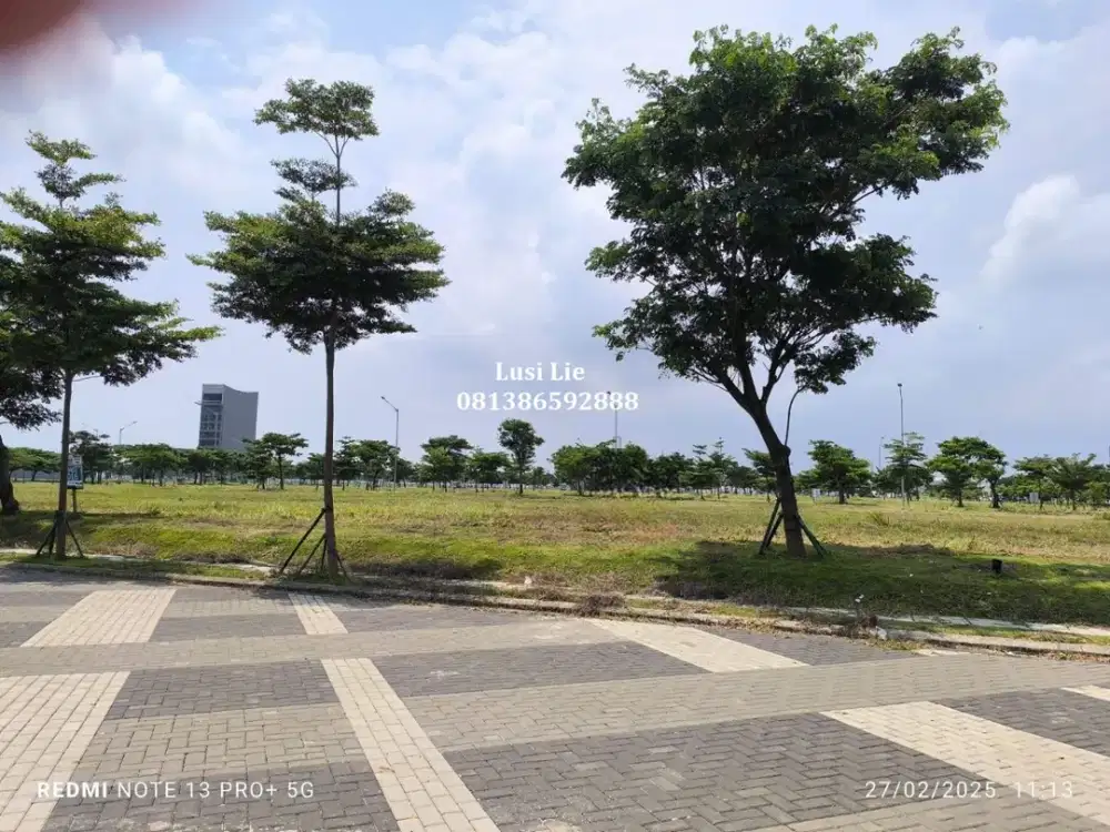 Kavling komersil Brooklyn Pik2 luas 900 m2, 2 kavling gandeng