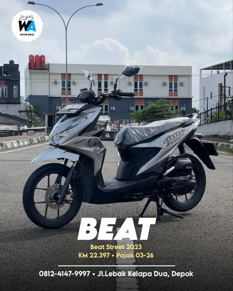 Kredit/Cash Honda Beat Street Esp Tahun 2023