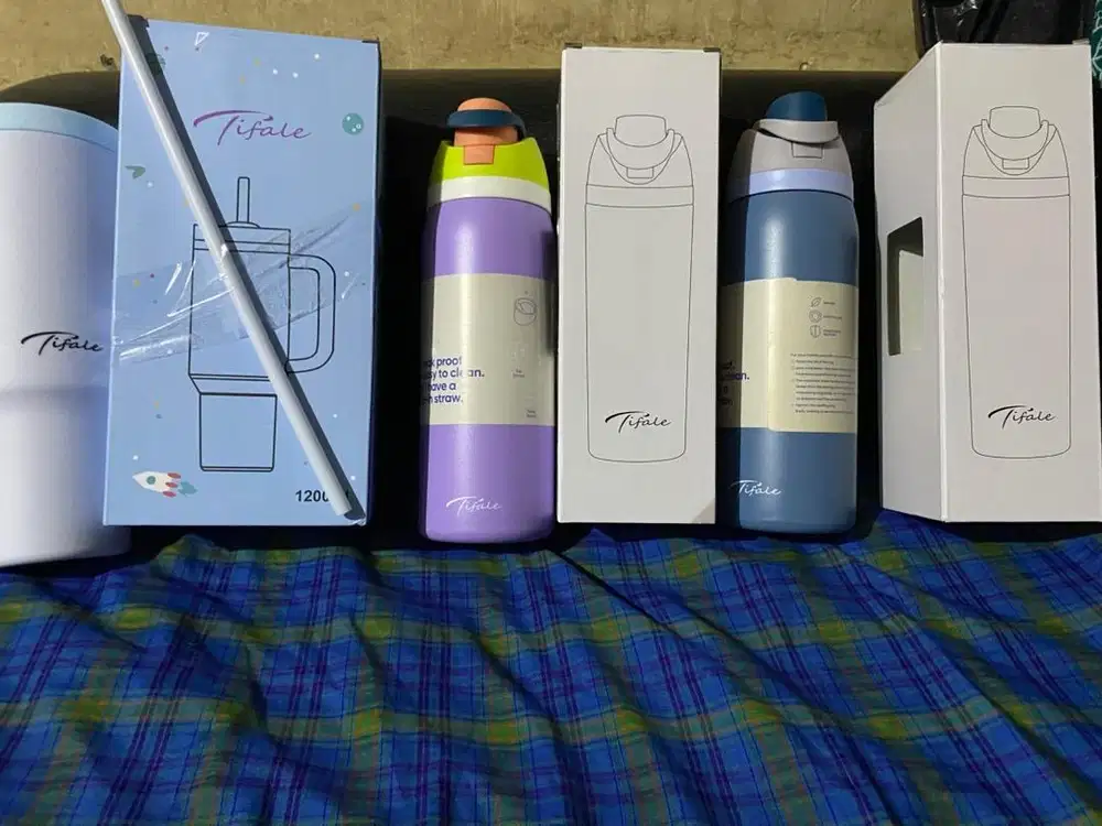 tumbler tifale stainles & plastik