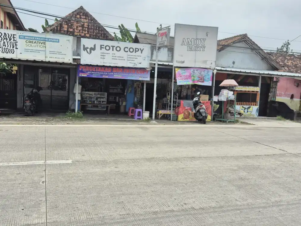 jual Kios nempel sekolah dan rumah pinggir jalan raya