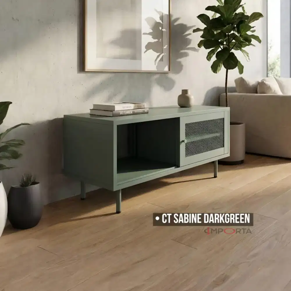Lemari Cabinet Besi Importa Sabine Coffee Table Darkgreen