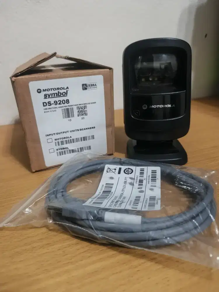BARCODE SCANNER MOTOROLA/SYMBOL DS9208 1D & 2D
SECOND RASA BARU