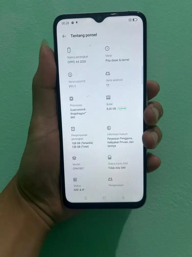 oppo a9 2020 8/128gb
