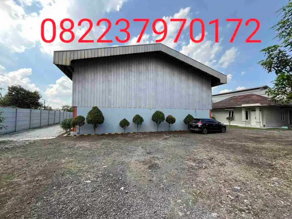 DIJUAL GUDANG TANAH PABRIK
Kawasan Industri Pangkalan 6 Bantar Gebang Bekasi