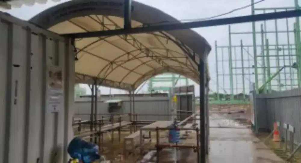 Tenda Hajatan + Atap terpal