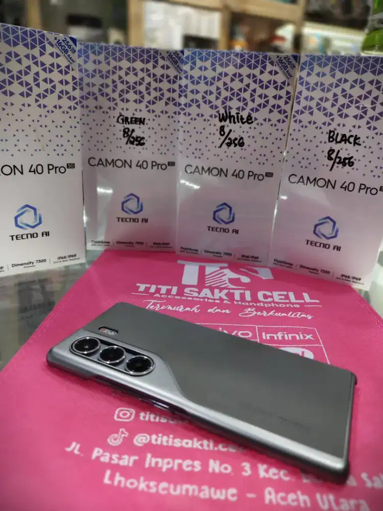 Tecno camon 40 pro 5G 8/256 promo