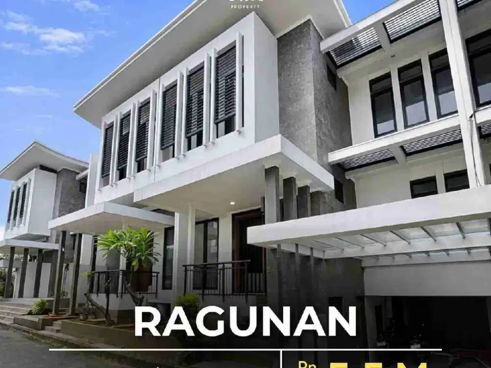 Rumah Belum Pernah Ditempati Dalam Townhouse di Ragunan Jakarta Selatan