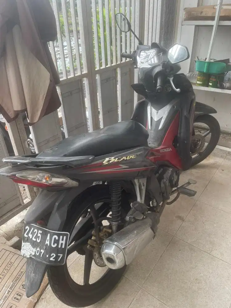 Honda Blade 2012 Plat N Kota Malang Full Standard