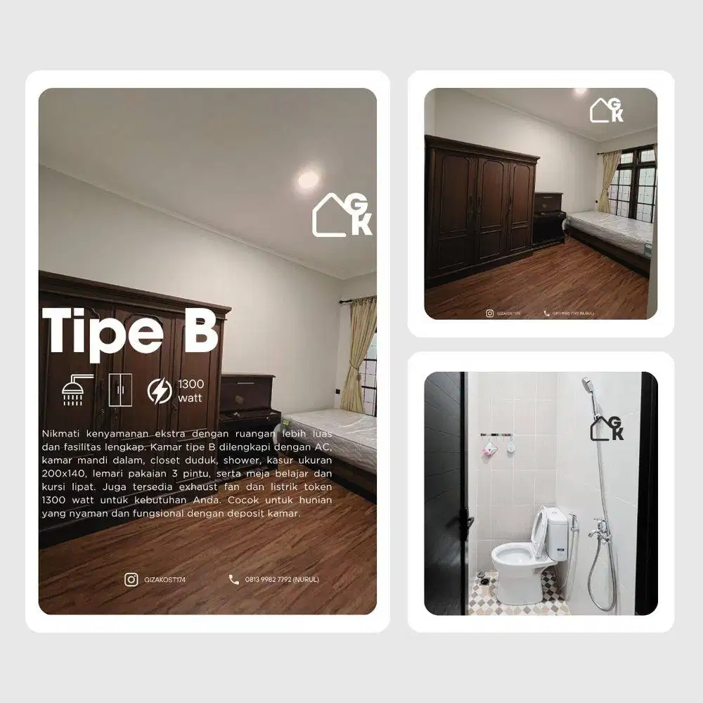 Giza Kost Khusus Wanita, Gudang Peluru, Tebet