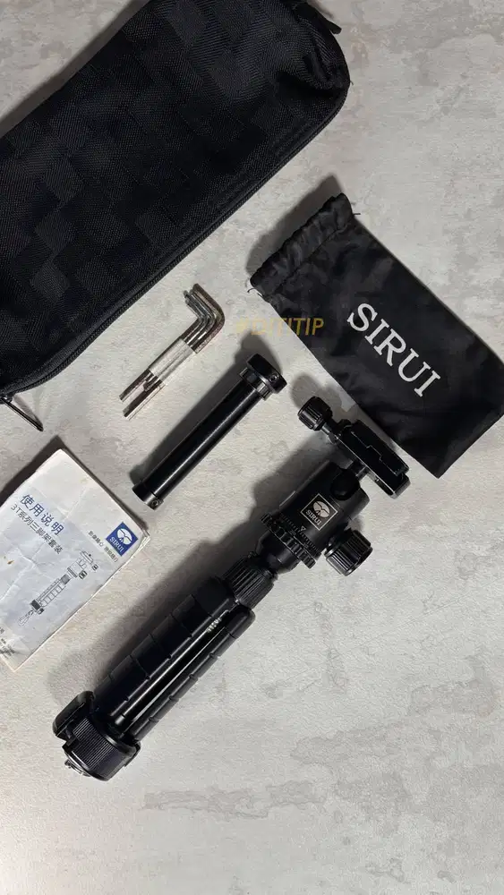 Tripod Mini Sirui 3T-35R Table Top Tripod (Black)