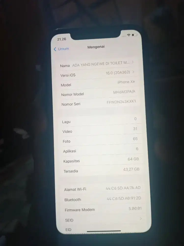 IPHONE XR 64GB IBOX