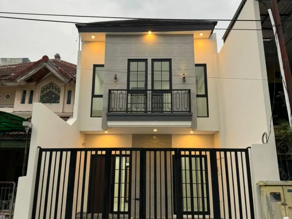 Dekat Grand Kenjeran Galaxy Mall Unair ITS Pakuwon City Rumah Baru Gress 2 Lantai Pantai Mentari