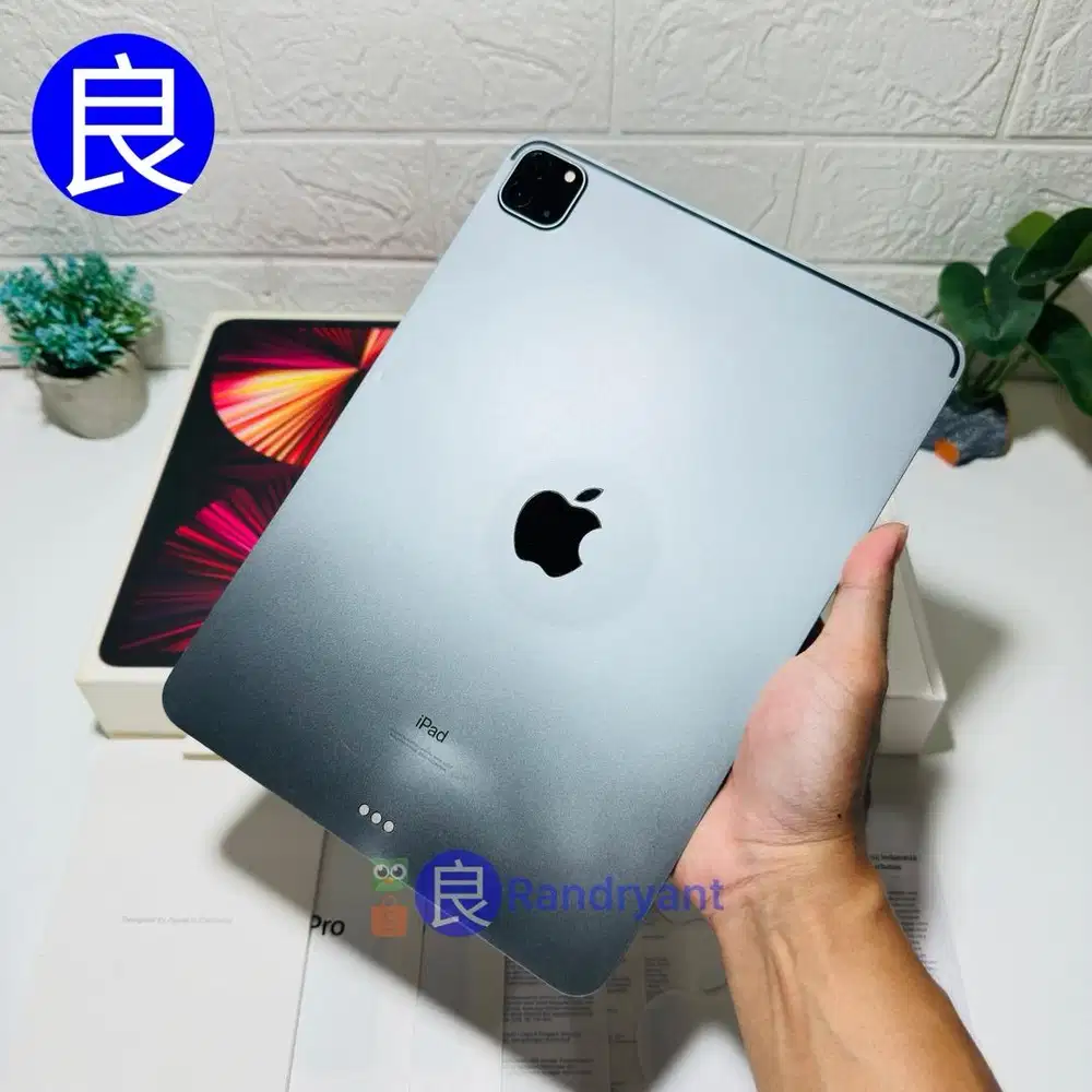 iPad Pro 11 Inchi M1 2021 256GB Space Gray IBOX WiFi Only Fullset Ori