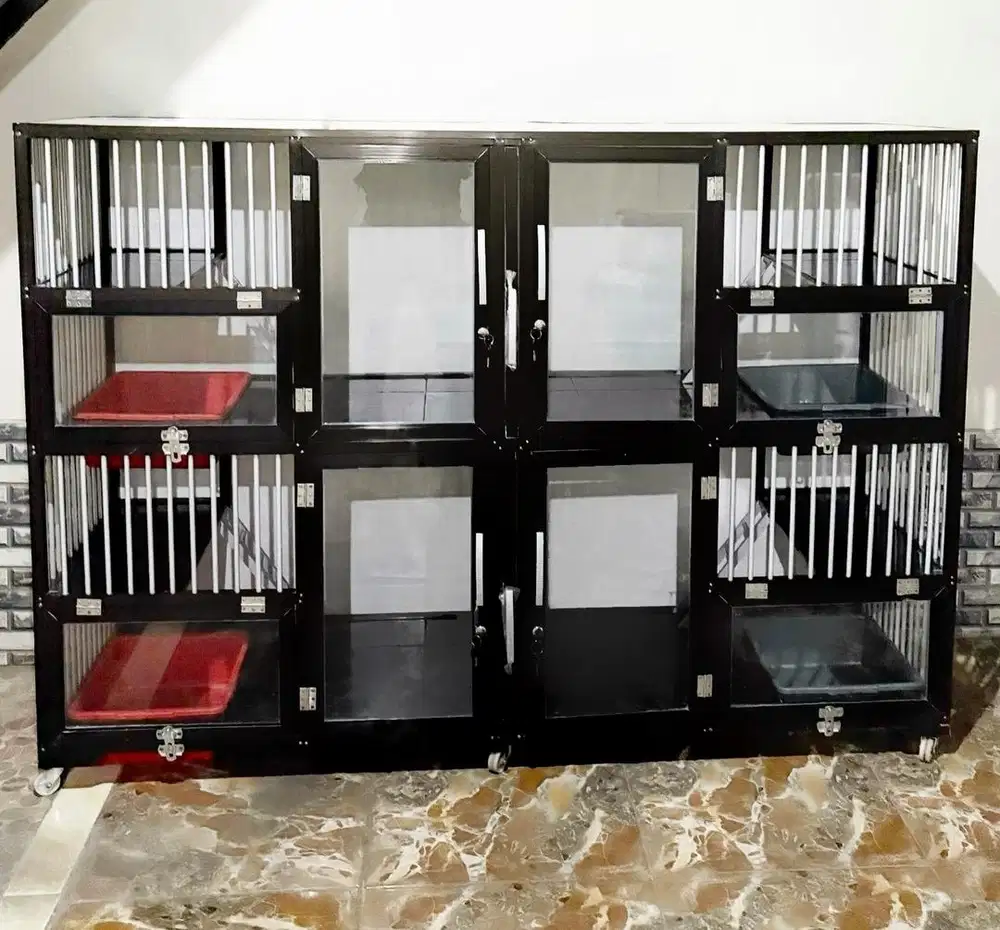 Kandang kucing 4 pintu