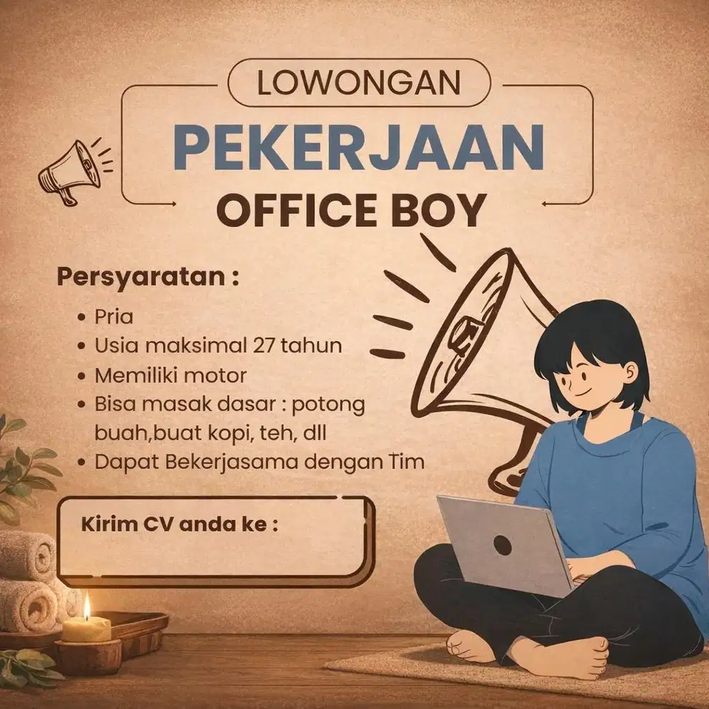 Lowongan Kerja Office Boy