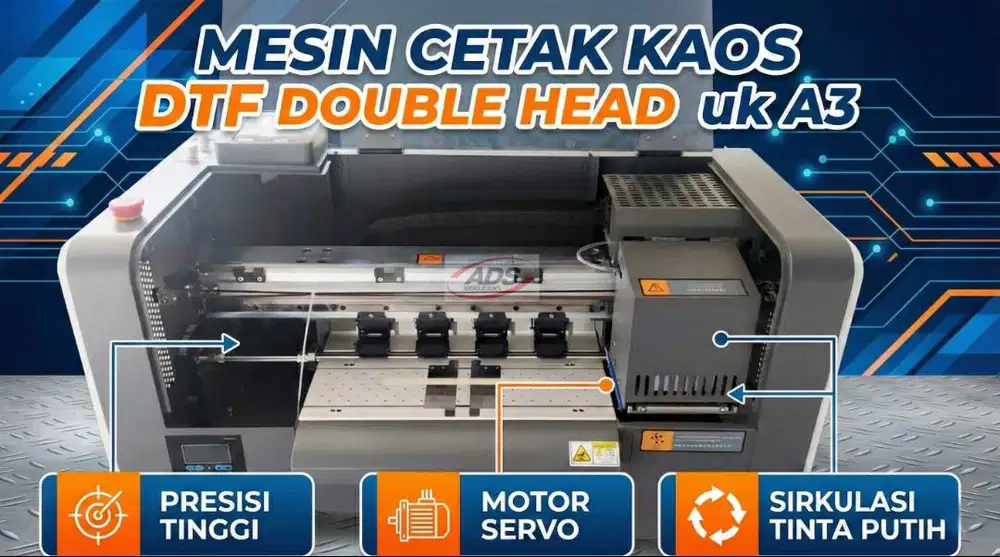 PAKET KOMPLIT MESIN CETAK KAOS DTF IMPORT TEKNOLOGI TERBARU