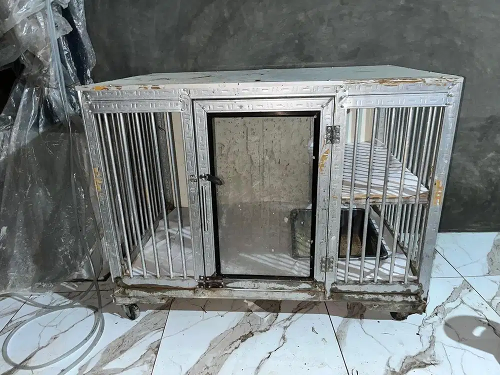 Jual kandang kucing aluminium kokoh