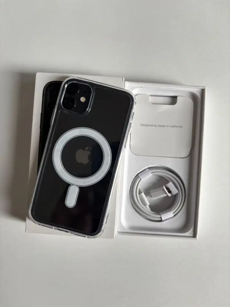 IPHONE 11 128GB - RESMI FULLSET LIKE NEW CUKAI - IMEI AMAN