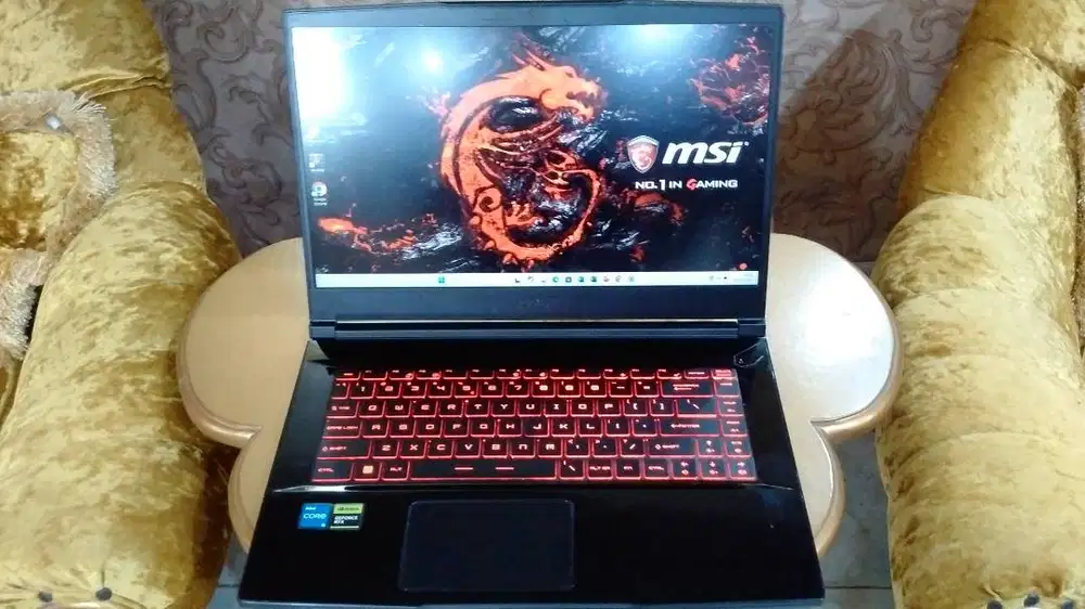 Laptop Gaming Editing NVIDIA RTX4050 MSI i5 12450H Ram 16GB SSD 512GB