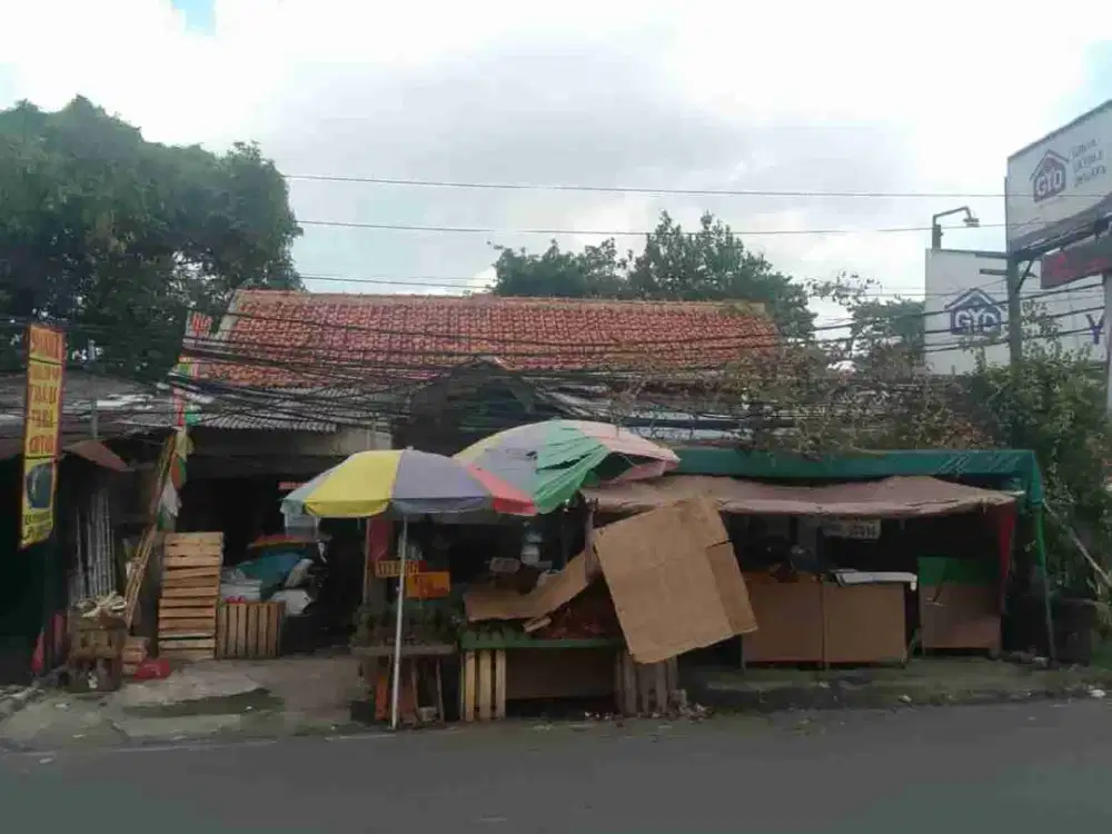 Di Jual Murah di Bawah NJOP Bangunan Hitung Tanah di Jalan raya Bogor