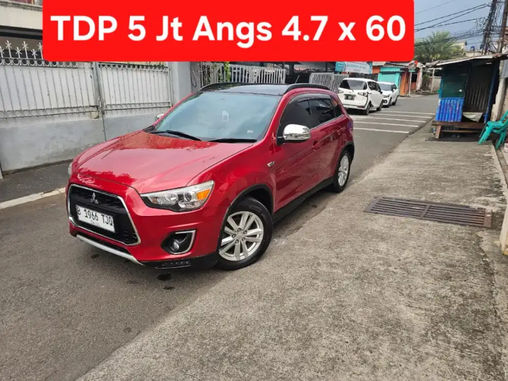 TDP 5 Jt Angs Termurah Outlander Sport PX 2018 Matic Merah Low Km