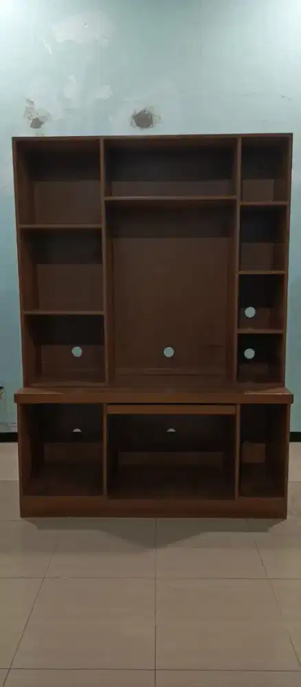 LEMARI KAYU HIAS PAJANGAN RAK BUKU