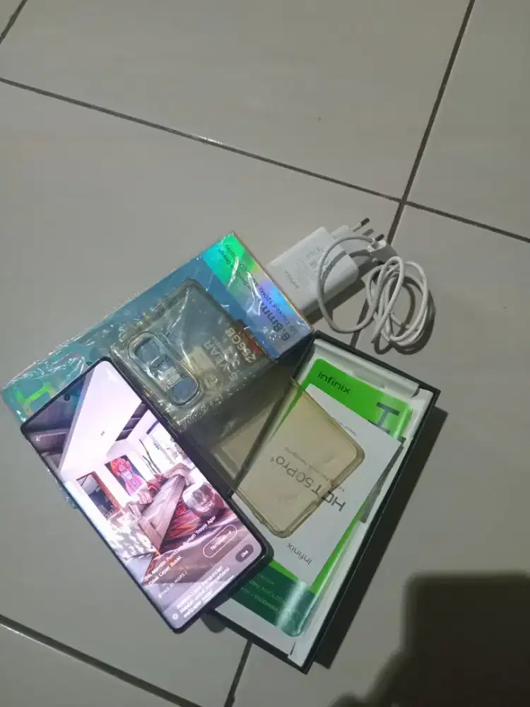 Jual infinix hot 50 pro plus 8 256GB fullset