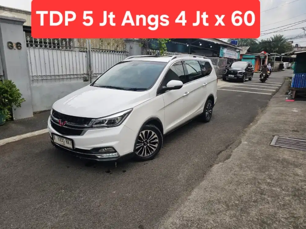 TDP 5 Jt Angs Termurah Wuling Cortez LT Luxury 2022 Matic Putih Low Km