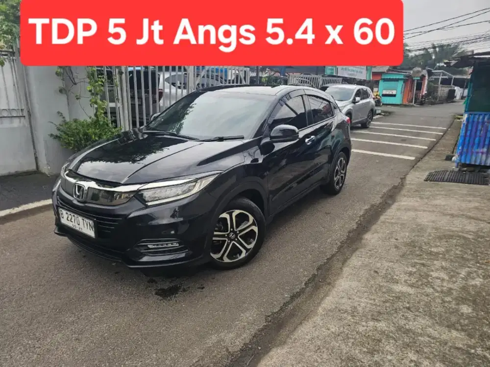 TDP 5 Jt Angs Termurah Honda HRV SE 2019 Matic Hitam Low Km Like New