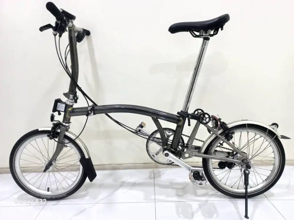 BROMPTON RAW LAQUAER S6LX(TITANIUM) THN 2020 SEPERTI BARU