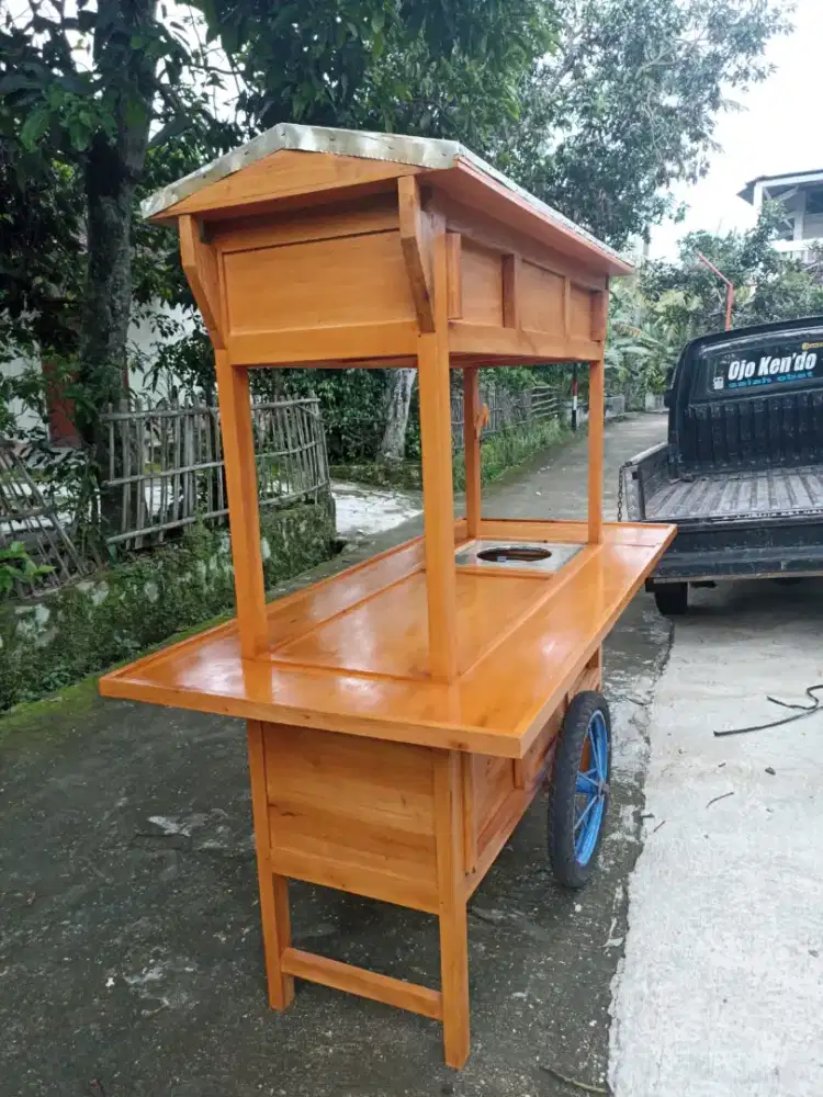 Gerobak Angkringan jg Melayani Pesanan Grobak Bakso Mie Bubur Sate dlL