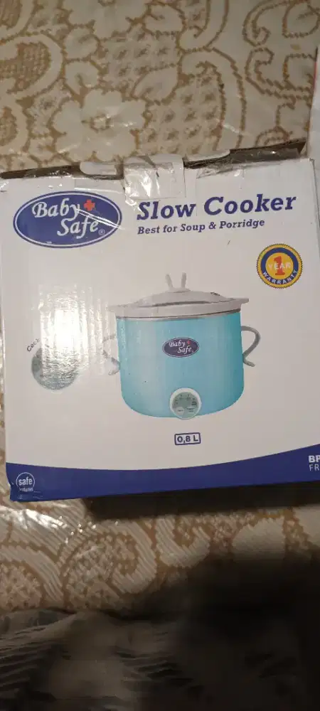 Baby safe digital slow cooker