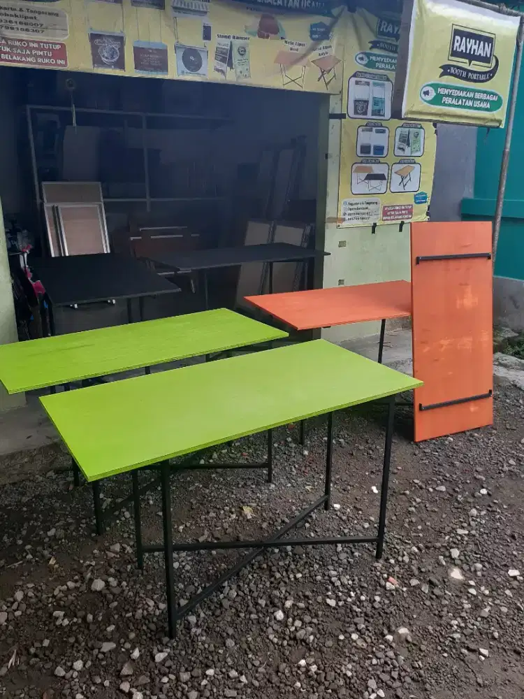 Meja lipat warna bisa cod