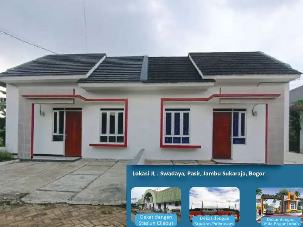 Jual Rumah MURAH [Siap Huni} Cilebut Sukarasa Bogor