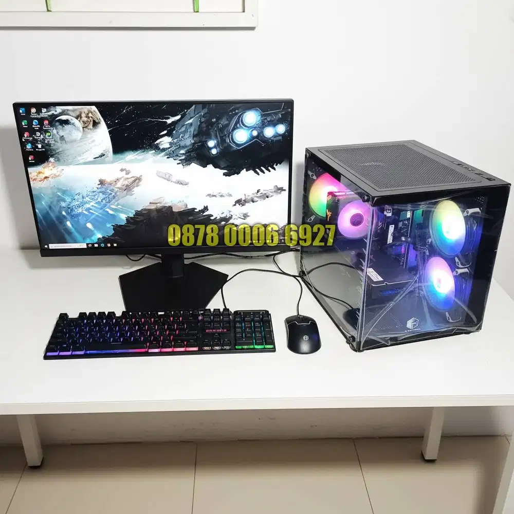 PC Lengkap Core i9 Gen10 Ram 16Gb SSD 512Gb siap Game Desain Edit Rend