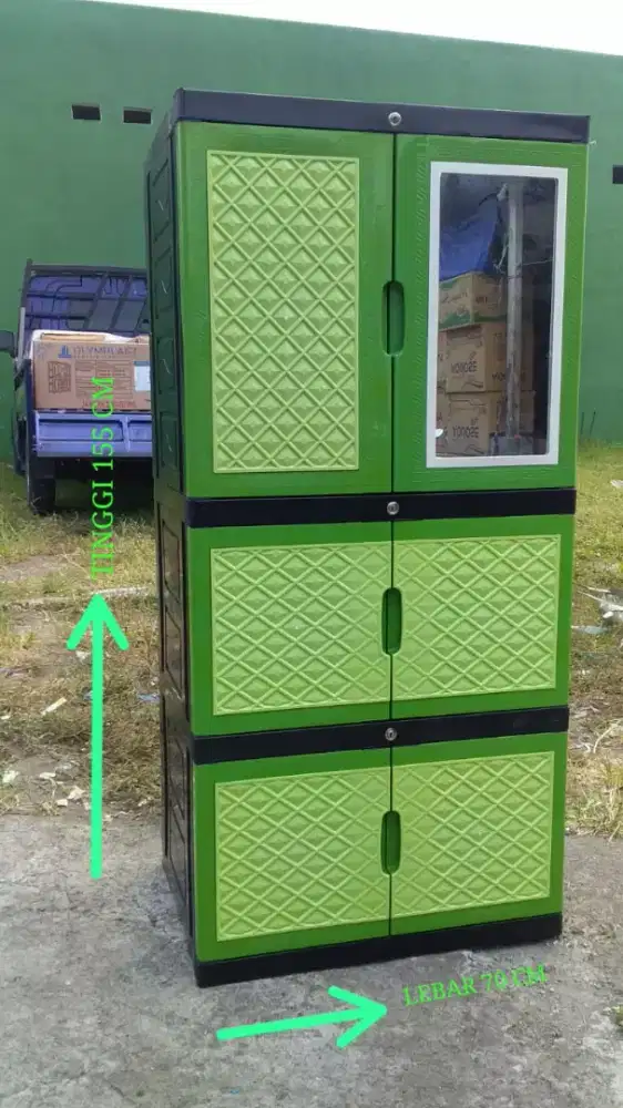 LEMARI BAJU BESAR STANDART ADA KACANYA BISACOD KIRIM