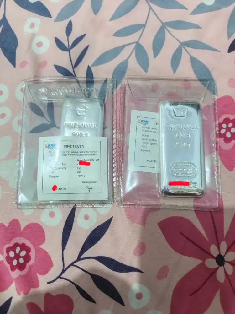 Perak antam 250 gram