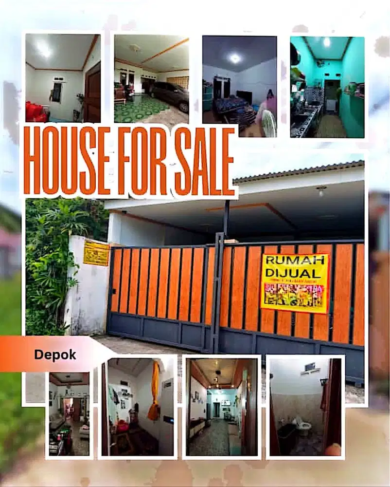 Dijual rumah pinggir jalan harga murah dibawah pasaran