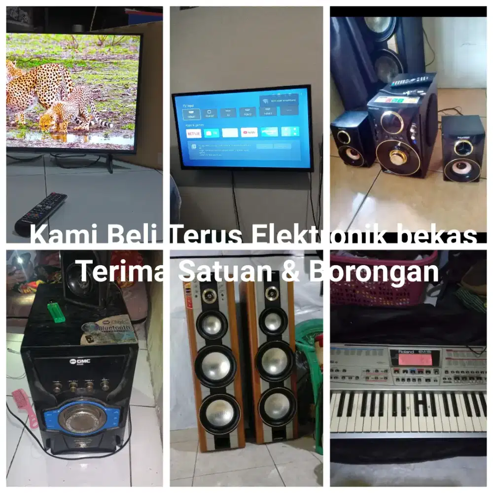Terima TV LED sekon Dan Monitor, Speaker, Tape, elektronik anda