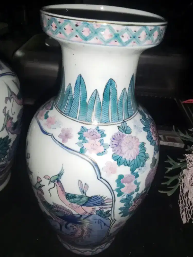 Antik guci 45cm kondisi mulus Rp.200rb