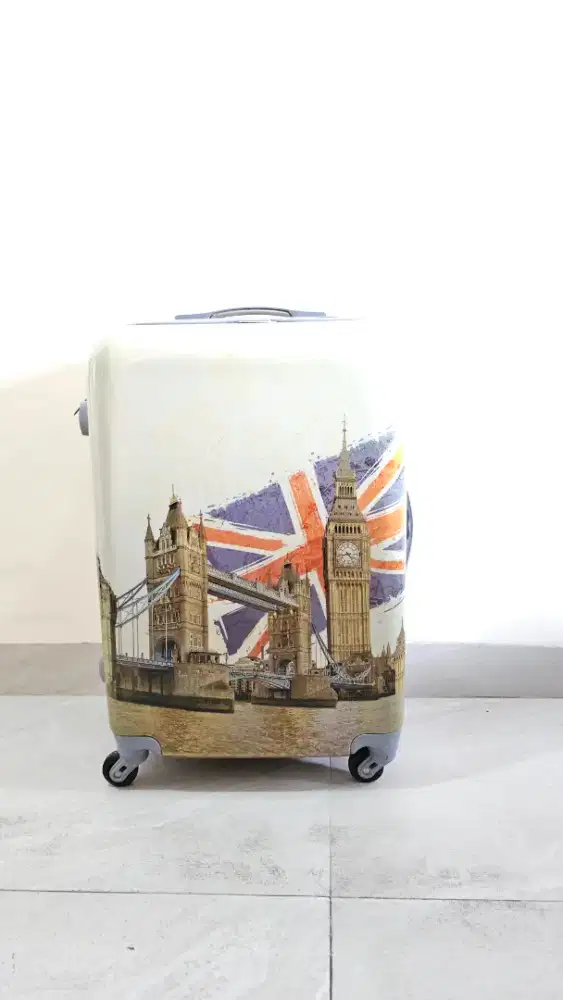 Dijual Koper Travel – Desain London Eye & Warna Coklat Susu