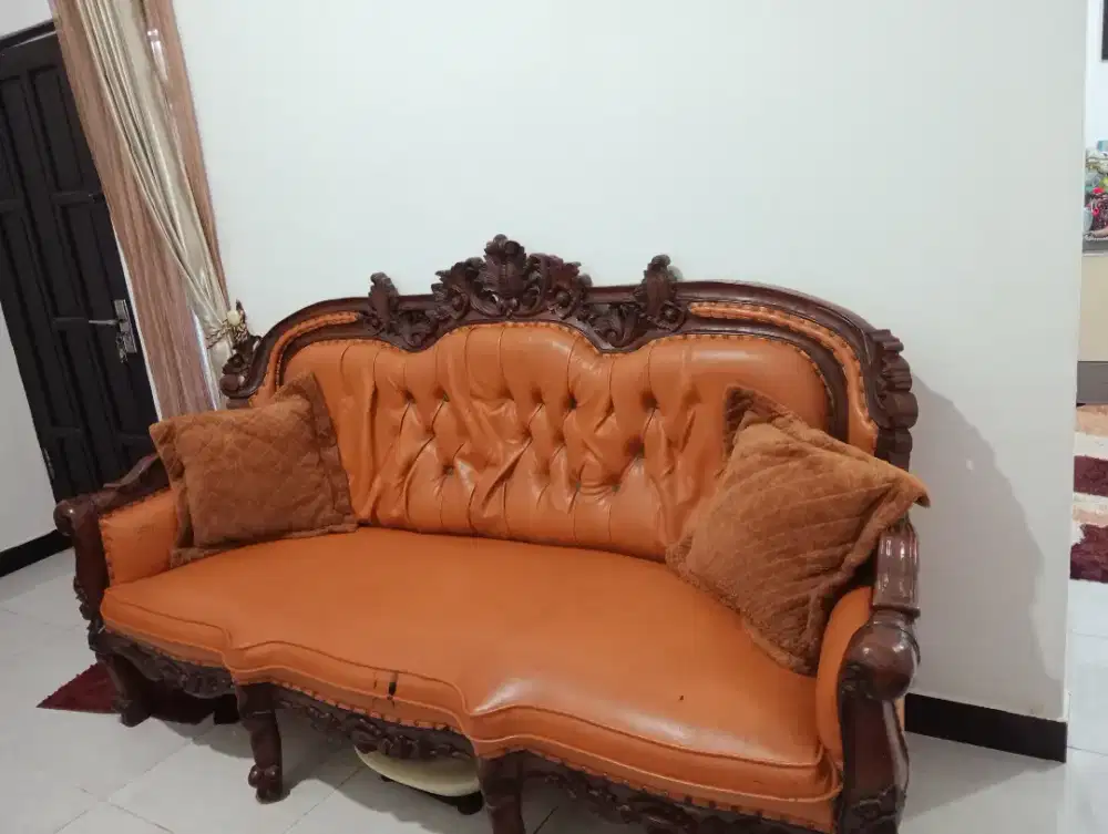 Kursi jati panjang masih bagus