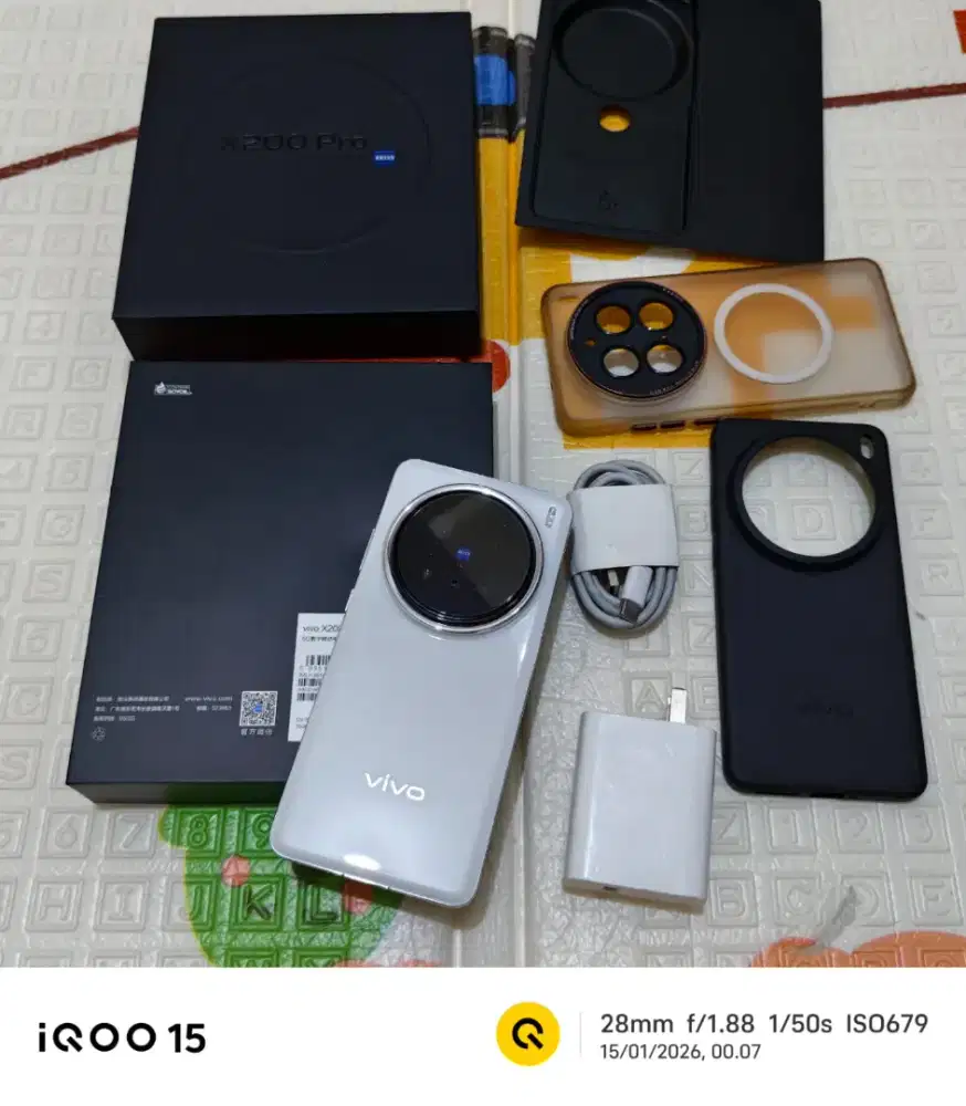 VIVO X200 PRO 16/512GB FULLSET MULUS LIKE NEW NOMINUS