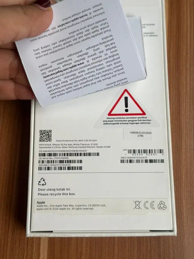 Iphone 16 promax 512GB