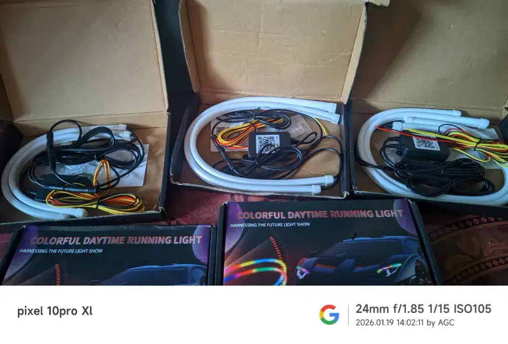 Lampu alis RGB control via Bluetooth